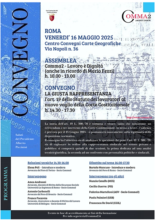 Locandina convegno